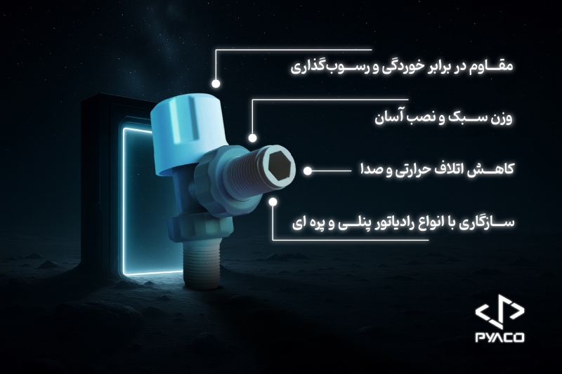 مزایای شیر پلیمری