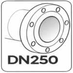 DN250(معادل10اینچ)