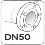 DN50(معادل ۲ اینچ)
