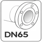 DN65(معادل۲ و ۱/۲ اینچ)
